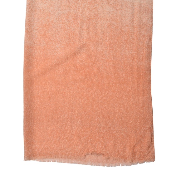 Peach 100% Acrylic Shadow Art Scarf (76x36 in) - Picture 5 of 5